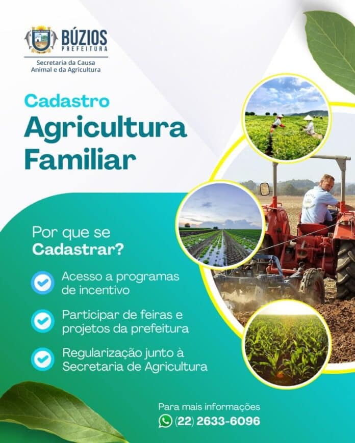 Prefeitura de Búzios abre cadastro para pequenos agricultores do município