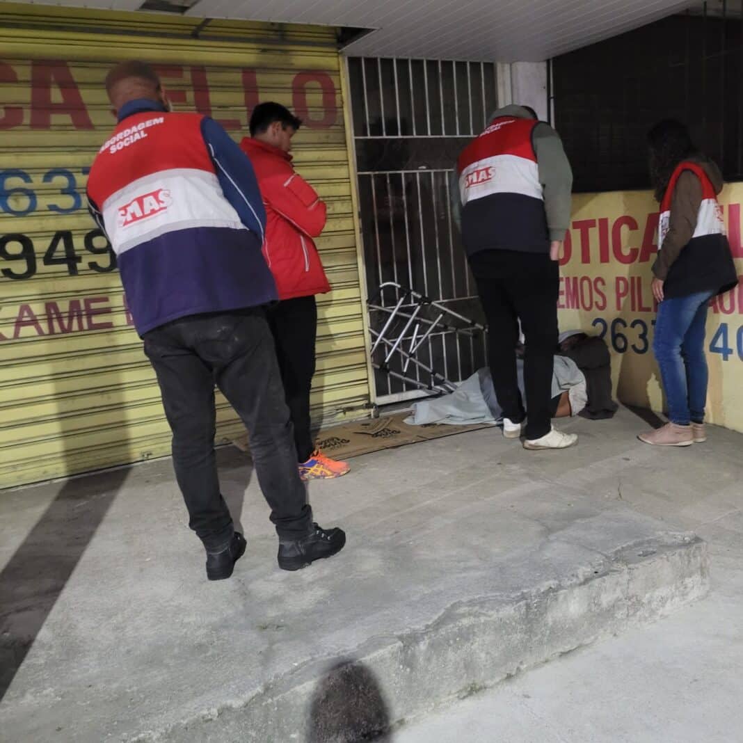 Prefeitura de Maricá intensifica abordagem social durante noites frias