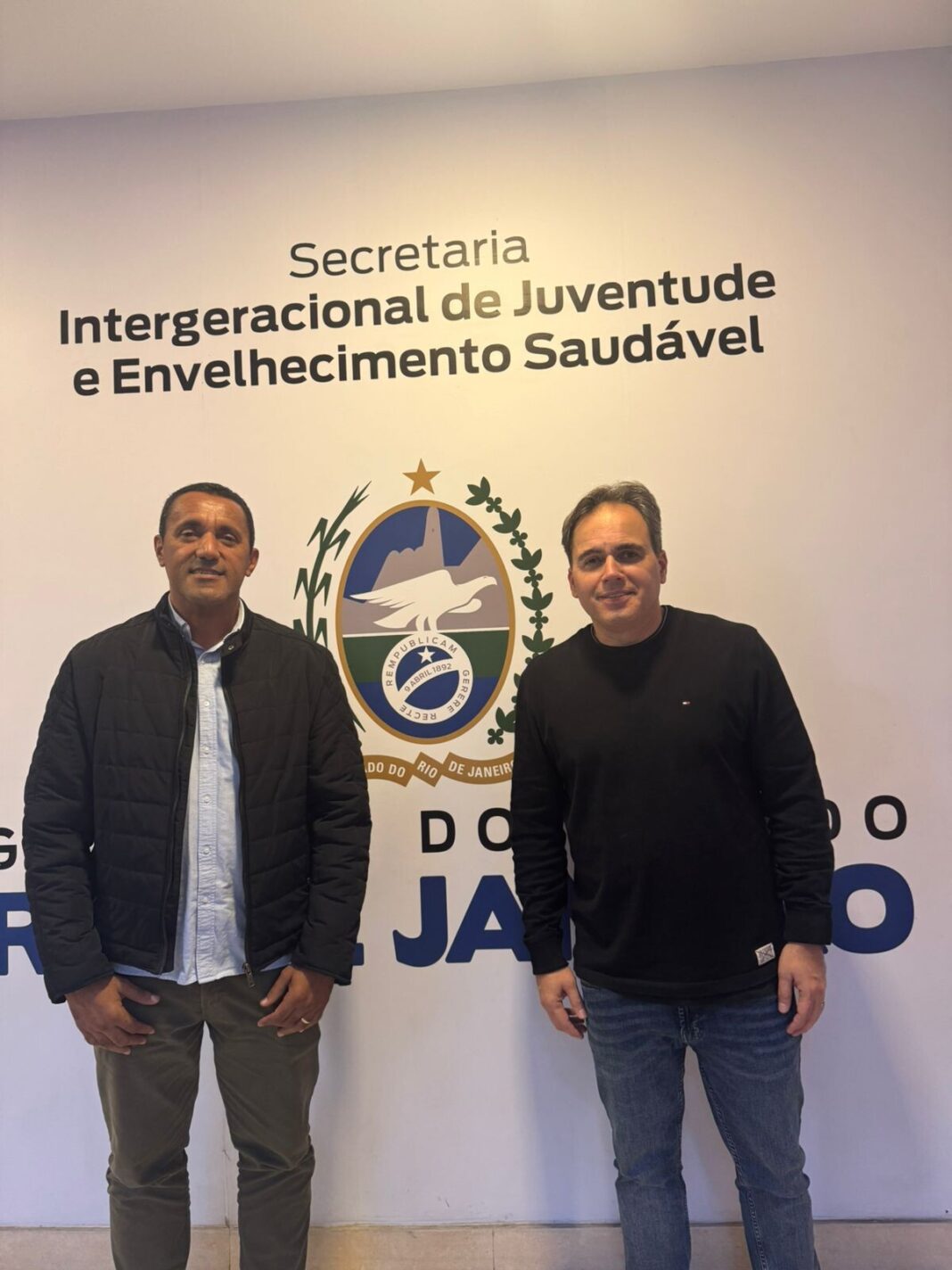 Secretário do Idoso de Búzios se reúne com representante do Projeto 60+ Reabilita, do Governo do Estado