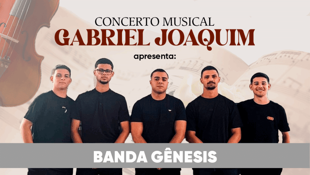 Banda Gênesis leva sonoridade do gospel americano ao Concerto Gabriel Joaquim nesta quarta-feira (13)