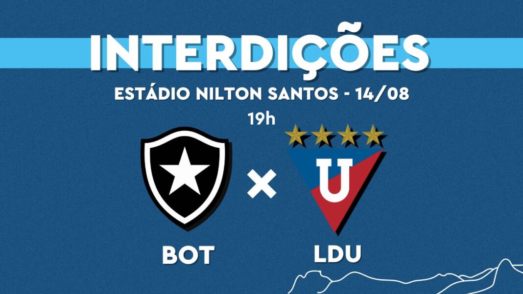 Botafogo x LDU: veja o esquema de trânsito para o jogo no Estádio Nilton Santos nesta quinta-feira (14/08)