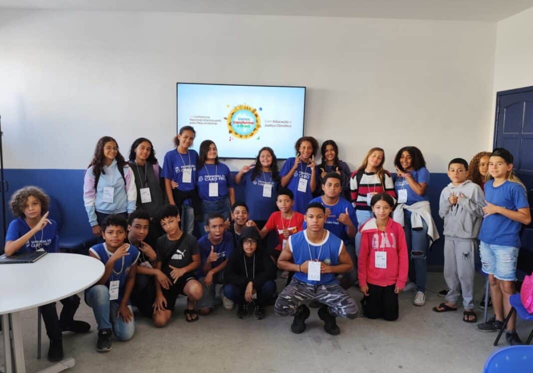Escola Municipal Evaldo Salles representa Cabo Frio na etapa estadual da Conferência Nacional pelo Meio Ambiente
