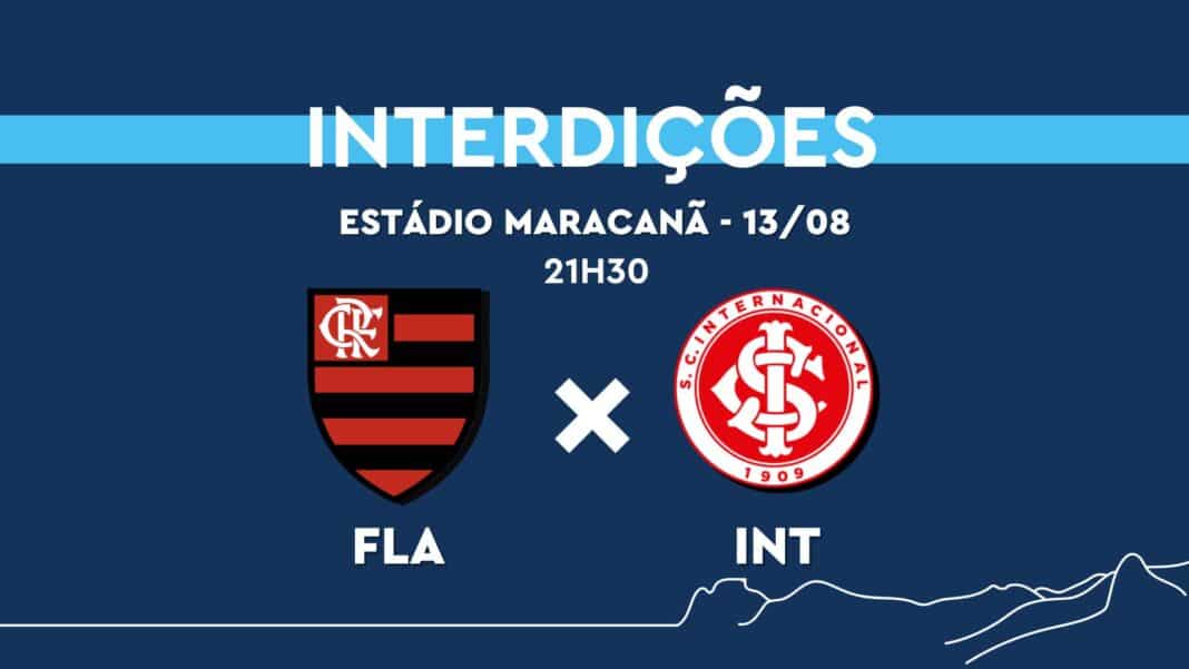 Maracanã: esquema de trânsito para a partida Flamengo x Internacional, nesta quarta-feira (13/08)