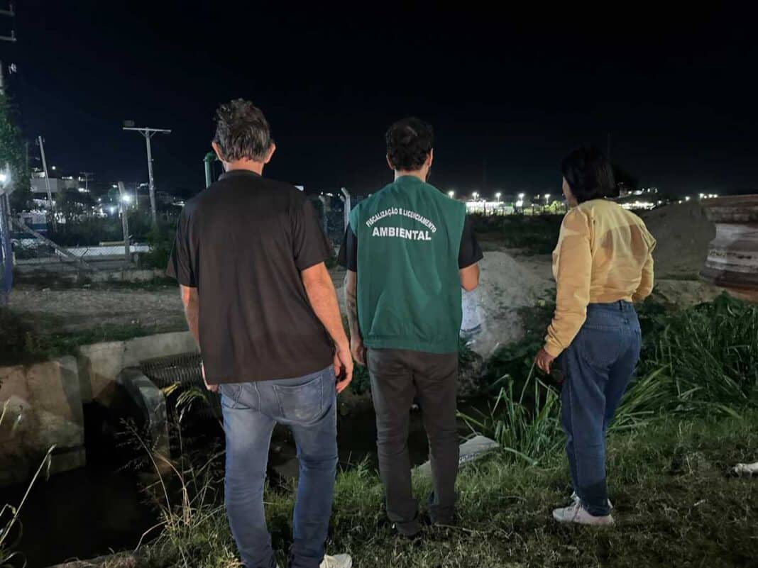 Núcleo Especial de Fiscalização de Saneamento realiza vistoria noturna