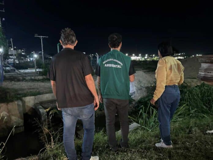 Núcleo Especial de Fiscalização de Saneamento realiza vistoria noturna