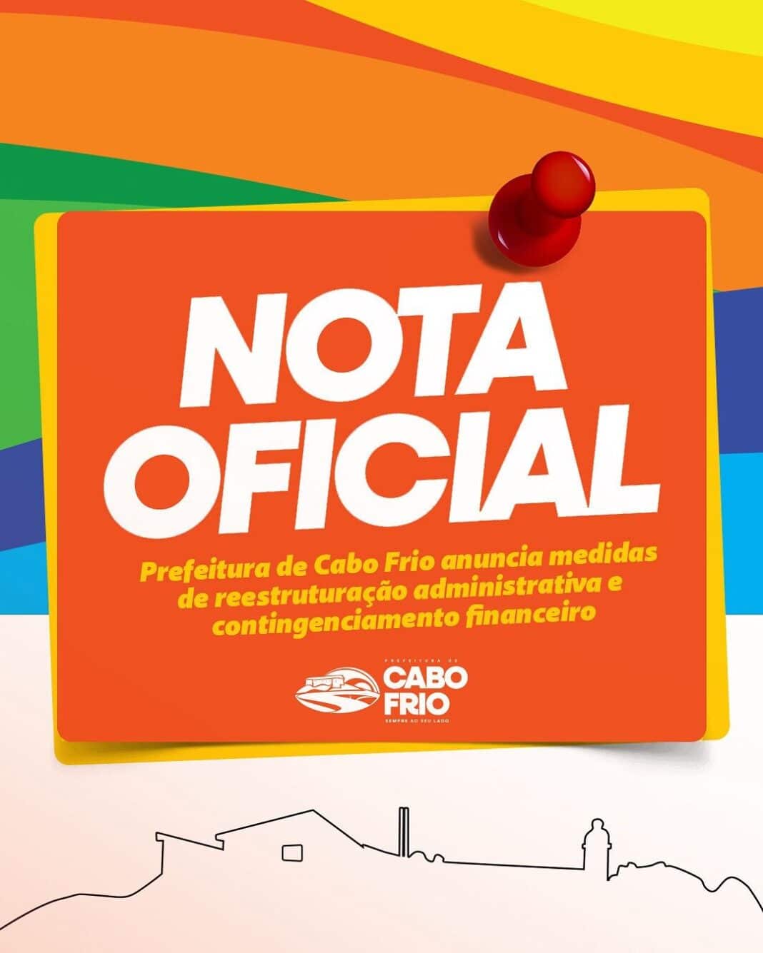 Prefeitura de Cabo Frio anuncia medidas de reestruturação administrativa e contingenciamento financeiro
