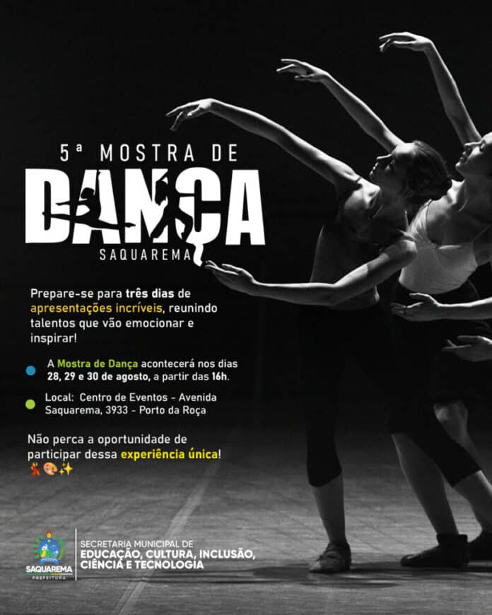 Prefeitura inicia inscrições para a 5ª Mostra de Dança