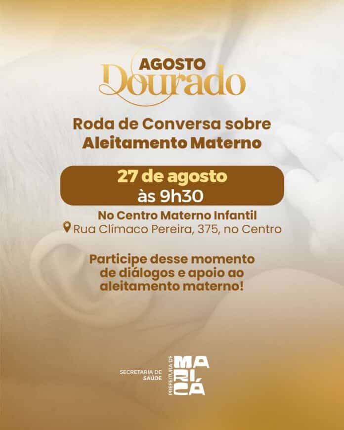 Prefeitura realiza roda de conversa sobre aleitamento materno no Centro Materno Infantil nesta quarta-feira (27/08)