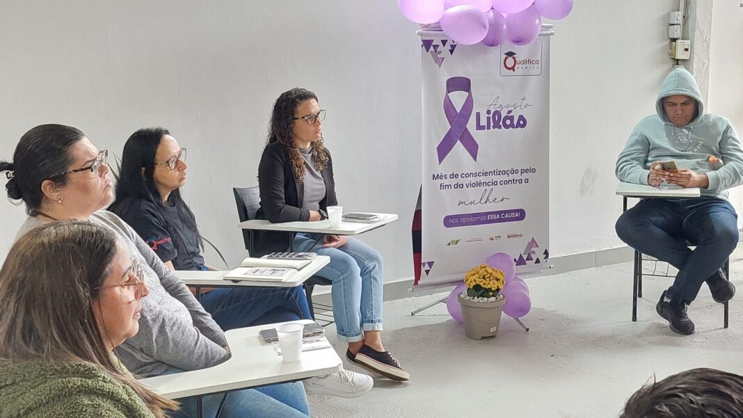 Qualifica Maricá recebe roda de conversa sobre “Agosto Lilás”