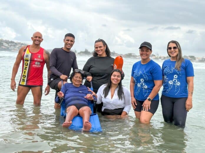 Prefeitura de Búzios promove mais uma edição do Projeto Mar para Todos no Canto Esquerdo de Geribá.