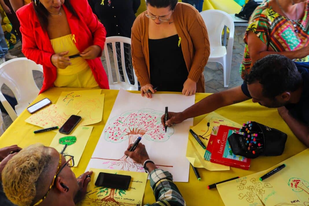 Prefeitura de Maricá promove atividades de saúde mental na Casa Abrigo Mumbuca em alusão ao Setembro Amarelo