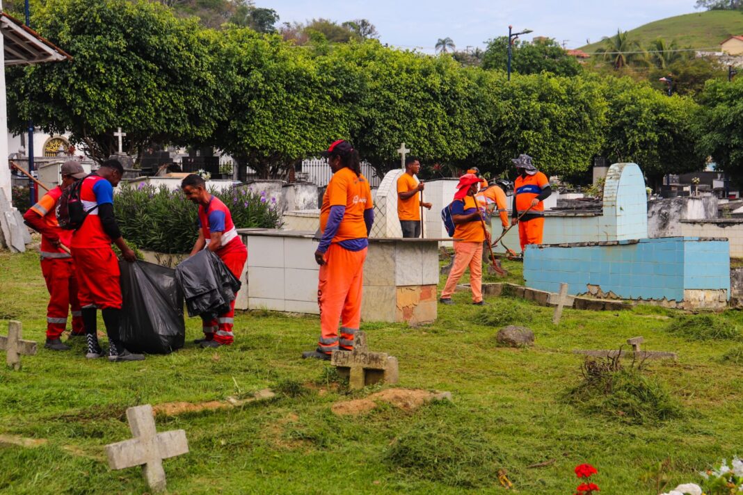 Prefeitura de Maricá monta esquema especial de limpeza e celebrações para o Dia de Finados