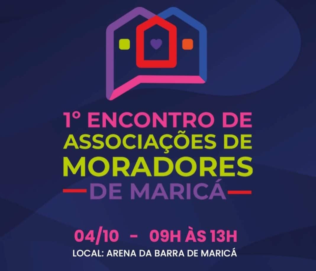 Prefeitura realiza 1º Encontro de Associações de Moradores de Maricá neste sábado (04/10)