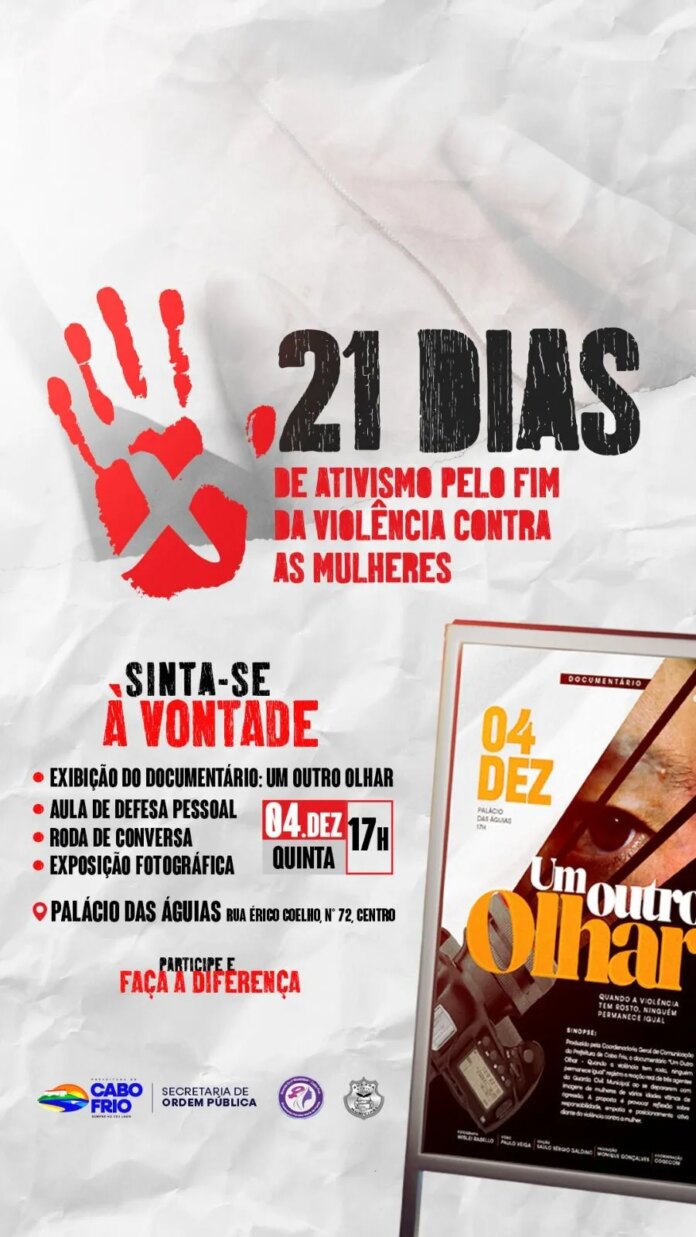 Patrulha Maria da Penha convida para a “Jornada: 21 Dias de Ativismo pelo Fim da Violência contra as Mulheres”