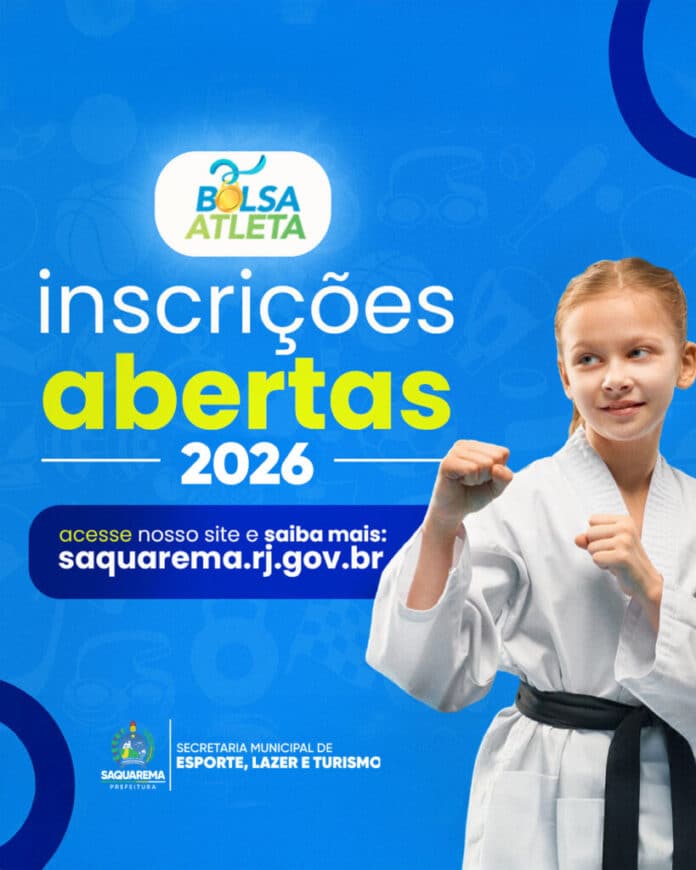 Prefeitura abre vagas para o Programa Bolsa Atleta 2025/2026