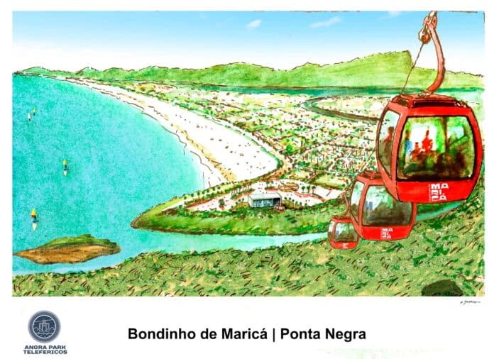 Prefeitura de Maricá firma acordo para instalação de teleféricos em Ponta Negra