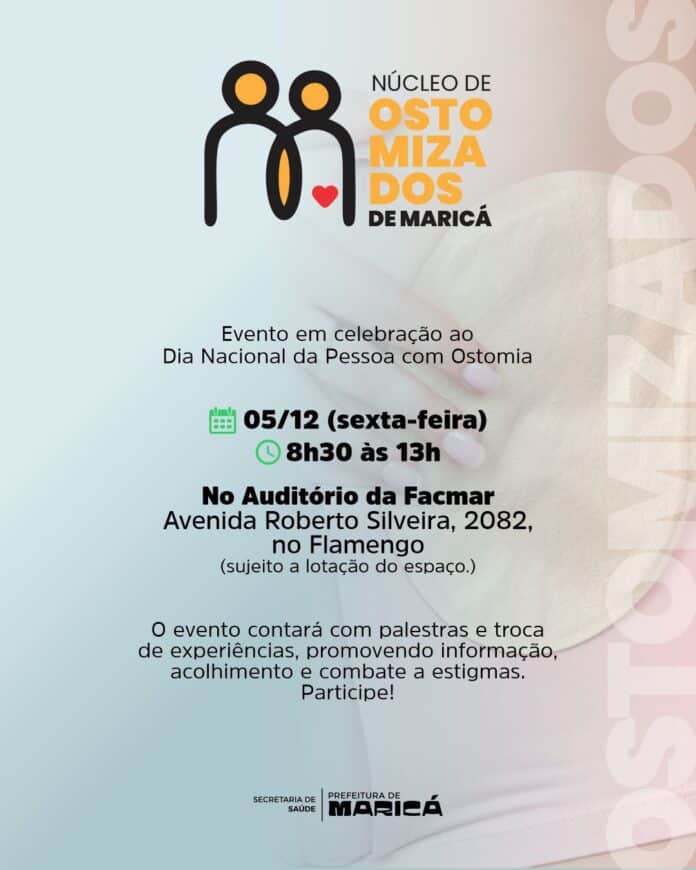 Prefeitura de Maricá promove ação pelo Dia Nacional da Pessoa com Ostomia