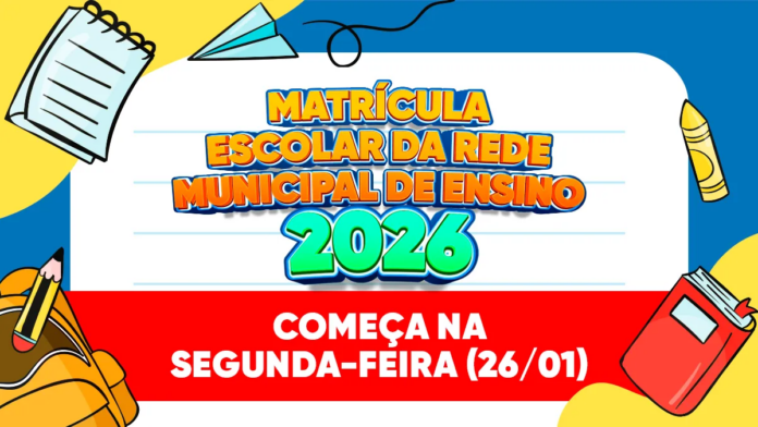 Efetivação da matrícula escolar da rede de ensino aldeense começa na segunda (26)
