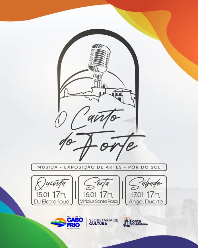 “O Canto do Forte” leva música e arte ao Forte São Mateus