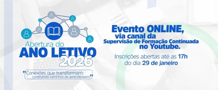Prefeitura de Cabo Frio promove abertura do ano letivo 2026 com formações on-line para profissionais da Educação
