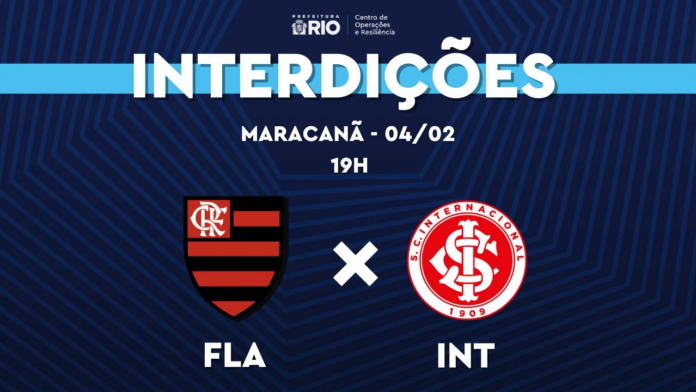 Brasileirão 2026: Interdições para Flamengo x Internacional no Maracanã nesta quarta-feira (4/2)