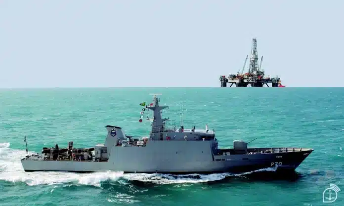 Marinha do Brasil projeta reforço na Margem Equatorial, nova fronteira do petróleo, para proteger soberania brasileira e infraestrutura offshore a partir de 2025
