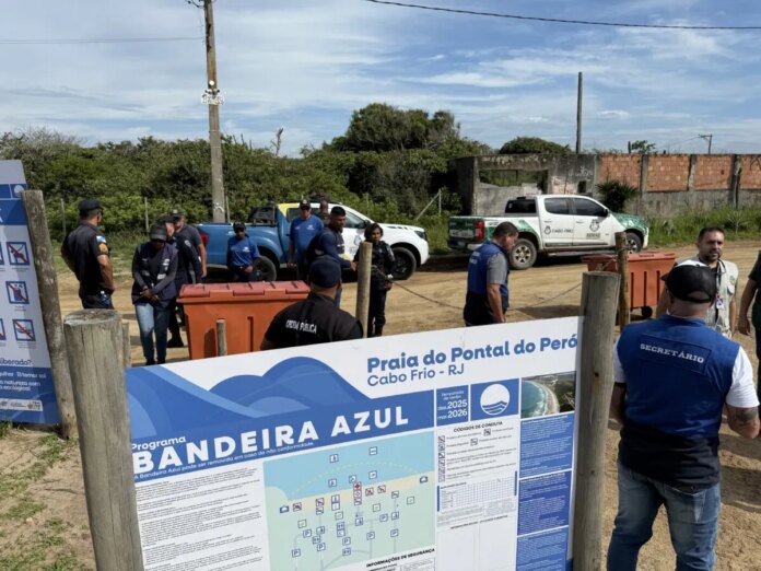 Prefeitura de Cabo Frio realiza fiscalização e monitoramento ambiental na Praia do Pontal do Peró