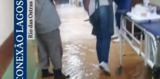 Calamidade: Pronto-Socorro de Rio das Ostras é atingido por alagamentos durante forte chuva, município tem vários bairros alagados