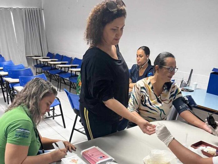 Vigilância em Saúde do Trabalhador promove ação de cuidado aos servidores da Educação aldeense