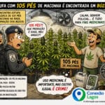 PM encontra estufa com mais de 100 pés de maconha em Búzios; caso é investigado