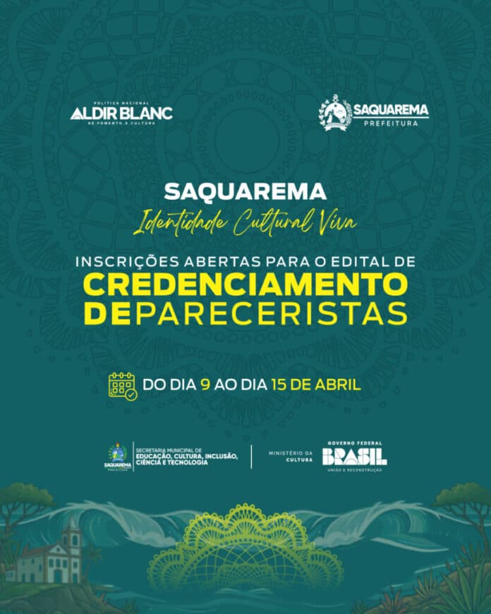 Prefeitura abre credenciamento para pareceristas culturais