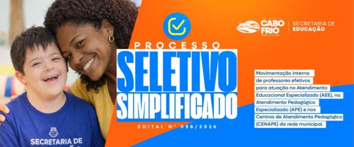 Prefeitura de Cabo Frio divulga resultado final do Processo Seletivo da Educação Especial