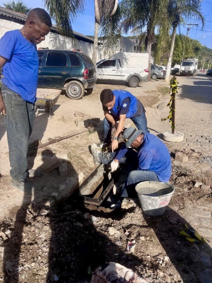 Prefeitura de Cabo Frio intensifica manutenção preventiva da rede de drenagem em três bairros