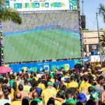 Maricá Vibra com a Classificação do Brasil na ‘Esquina da Copa’ com Telões e DJs