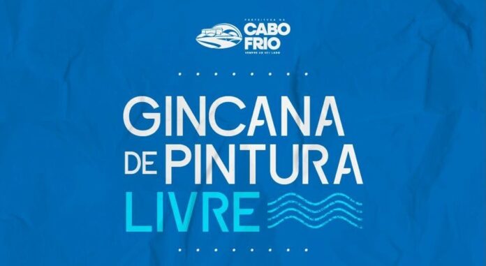Prefeitura de Cabo Frio abre inscrições para a Gincana de Pintura Livre