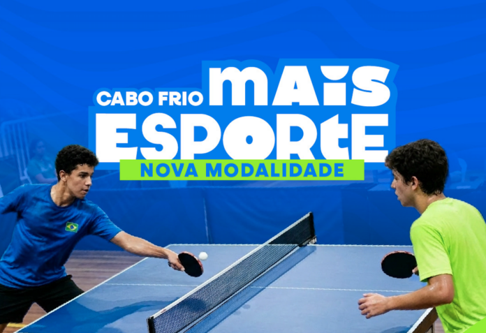 Prefeitura de Cabo Frio amplia modalidades do ‘Cabo Frio Mais Esporte’ com aulas de tênis de mesa