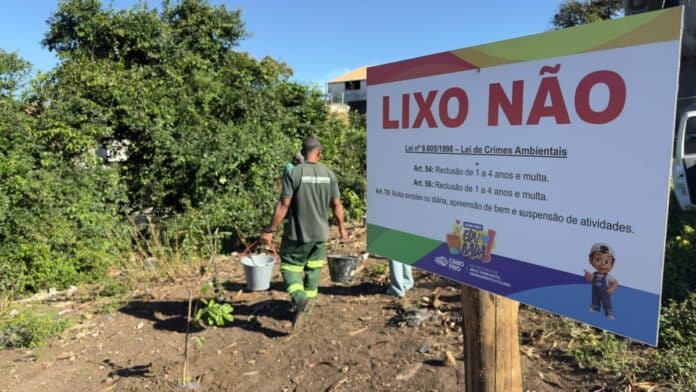Prefeitura de Cabo Frio promove o plantio de espécies nativas e frutíferas no bairro Jacaré