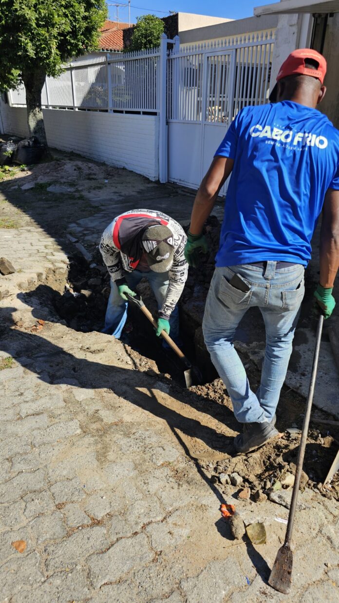 Prefeitura de Cabo Frio reforça rede de drenagem com obra de manutenção no bairro Portinho